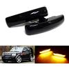 RZG 2x Nero Affumicato Lente Indicatore Laterale Ambra LED Marker Ripetitore Luce Per LR Freelander 2 Discovery Series 3 4 RR Sport