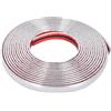 Zimoer Cromate Strisce Decorazione Auto, Universale Portiera Paraurti Protezione Autoadesiva Flessibile Car Styling Trim Strip Argento, Striscia Adesiva per Decorazione per Auto (15 mm x 5 m)