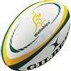 Gilbert Australia International Rugby Replica Palla, Bianco, 5