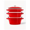 Staub Set 3 pentole in ghisa La Cocotte