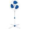 Jocca - Ventilatore da terra 40W| 3 velocità | Testa reclinabile con oscillazione di 90º | Diametro 40 cm | Altezza regolabile | 3 lame | Silenzioso