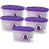 Wessper Deumidificatore, Assorbi Umidità Monouso da 400 ml, Lavenda, Elimina Efficacemente Umidità, Muffa e Funghi, Deumidificatori con Cloruro di Calcio - 5 Pezzas