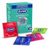 Reckitt Durex Surprise Mix Preservativi Assortiti, Con Rilievi e Nervature e Sottili, 40 Profilattici