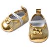 Heless 747 - Ballerine Glitterate per Bambole, Oro, Taglia 38-45 cm