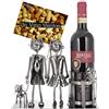 BRUBAKER Porta Bottiglie di Birra Campionato di Freccette - Metallo scultura bot