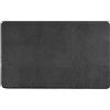 fluffy® Tappeto da bagno in ciniglia con fondo antiscivolo (50 x 80 cm, Antracite)