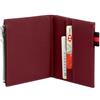 Wanderings Custodia con Cerniera e Porta Carte, Accessorio per Diario di Viaggio Ricaricabile, Formato Pocket/Passport, 9 x 12,5 cm (3,5 x 5), Accessori per Agenda in Tessuto 100% Cotone Resistente