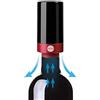 MACOM, Tappo Sottovuoto Automatico per Bottiglie di vino FERMO, ideale anche per olio e succhi di frutta, funziona con 2 batterie AAA non incluse, Just Kitchen 953 Sigiller Wine