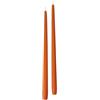 Cereria Di Giorgio - Confezione da 6 Candele Coniche - Colore Terracotta - Diametro 2,2 cm Altezza 40 cm - Durata 14 ore - Standard per Candelabri