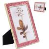 Kersiki Cornice per foto, cornice dorata per foto da 12,7 x 17,8 cm, cornice in metallo glitterata, per scrivania o parete, tavolo, bancone, mensola (oro rosa, 12,7 x 17,8 cm, confezione da 2)