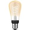 Philips Hue White Filament, Lampadina LED Smart a Filamento, Attacco E27, Luce Bianca Calda, Dimmerabile