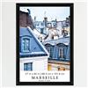 MCS Cornice per Poster Cinematografici Marseille 68,6 x 101,6 cm, Nera, Fissaggio a Parete Verticale e Orizzontale, Grande Cornice per Poster di Film e Opere d'Arte (Confezione da 1)