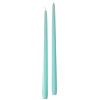 Cereria Di Giorgio - Confezione da 6 Candele Coniche - Colore Celeste - Diametro 2,2 cm Altezza 40 cm - Durata 14 ore - Standard per Candelabri