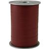 PRÄSENT C.E. Pattberg Nastro regalo - bordeaux opaco, 200 m nastro in Paperlook per confezionare regali, 10 mm di larghezza, creare bellissime decorazioni floreali e baby shower, nastri pastello palloncini - per ogni occasione