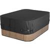 iBirdie Copertura per tubo caldo rettangolare impermeabile per esterni 82 x 72 pollici adatta a 81 x 71 o 80 x 70 o 78 x 68 SPA 600D Rettangolo resistente alle intemperie Protezioni protettive