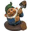 Design Toscano Garden GNOME Statue - Spalare Sam GNOME-in-A-Hole - Outdoor Garden Gnomes - Statue Divertente Prato GNOME
