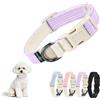 Playexen Collare per Cani Gatti Collari Regolabile 25-40 cm in Morbido Velluto a Coste con Cotone per Gatto&Cane Taglia Piccola Media Grande Accessori Collare per Cuccioli Animali di Piccola Large 2,0cm Viola