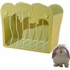 GYWHOOFT Mangiatoia Per Coniglio, Porta Fieno da Appendere per Piccoli Animali Conigli, Conigli Nani, Porcellini d'India(Verde)