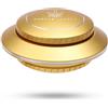 PURPLE LEGACY® Galactic Grinder - Set Premium in design UFO, denti affilati, per erbe e spezie, accessori da cucina, in alluminio, coperchio magnetico, diametro 63 mm, set di 4 macinini per erbe