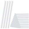 Gaomoeny 50 Pz Stick di Colla a Caldo 11mm x 200mm, Bastoncini per Pistole a Collas Trasparenti, Bastoncini di Colla per Pistola ad Asciugatura Rapida Fai da Te Artigianali Riparazione Fissaggio(Trasparenti)