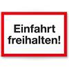 Komma Security einfahrt freihalten (bianco/rosso)