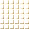 Sixfolo 30 Pezzi Cerniere per Mobili Piccole 3 x 3 cm Mini Cerniere Piegate cerniere a Scomparsa Oro in Lega di Zinco con Viti per Scatola in Legno e Mobili Piccole