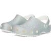 Crocs Classic Iridescent Glitter Cgk, Zoccoli Unisex - Bambini e Ragazzi, Bianco, 34/35 EU