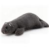 RLOMUTE Peluche Furetto delle nevi Giocattolo Visone morbido e carino adatto per San Christmas regali feste compagni camera da letto decorazione per la casa regalo per bambini 19.6pollici grigio