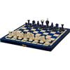Sunrise Chess & Games Sunrise Chess - Scacchi Reali Medium 35x35 cm - Set in Legno, Colore Blu