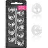 Unikeen Set di 10 cupole per Oticon Minifit apparecchi acustici, 8 mm