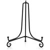 Tincogo 10 Pollici Ferro Supporto Cavalletto Decorativo per foto, piatti, cornici, libri di cucina, piatti decorativi, tablet e arte, Black 2 Pezzi