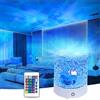 crayfomo Proiettore Onde Oceaniche Luci Nord - 16 Colori Luci Sensoriali Galassia, Luce Notturna Sottomarina per Camera da Letto, Festa, Sale Giochi