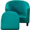 JUNLEBUYI 2 Pezzi Copripoltrona 1 Posto Elasticizzato Copripoltrona Da Cocktail Chesterfield Rimovibile Lavabile Per Bancone Soggiorno Tullsta Camera Da Letto Bar (11#)