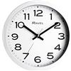 Ravel - Orologio da Parete moderno per Ufficio e Cucina da 25 cm - Quarzo analogico - RWC.25.4 - Bianco
