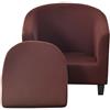 JUNLEBUYI 2 Pezzi Copripoltrona 1 Posto Elasticizzato Copripoltrona Da Cocktail Chesterfield Rimovibile Lavabile Per Bancone Soggiorno Tullsta Camera Da Letto Bar (6#)
