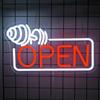 NYXEN Gym Open LED - Cartello neon 37 x 21 cm, dimmerabile, per home gym, palestra, decorazione da parete e idea regalo