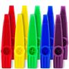 ffalstaff Kit 10 Kazoo Colorati in Plastica Resistente - Ideale per Bambini e Adulti (5 colorazioni differenti - Blu, Viola, Giallo, Rosso, Verde) (10 Pezzi)