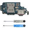 MMOBIEL Connettore Dock Compatibile con Samsung Galaxy S21 Ultra 2021 - Presa di Ricarica USB C - Audio Jack/Microfono/Antenna di Ricambio - Incl. Cacciaviti