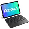 Inateck Custodia Tastiera per iPad 11a/10a Gen, iPad 10a (10,9)/11a Gen (2025 A16), Air 11 M4/M3/M2, Air 6/5/4a, Pro 11 4a-1a, Tastiera Ultralight Rimovibile con Touchpad, Bianco AceTouch