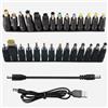 GTIWUNG 28 Pezzi Adattatore di Alimentazione DC Universale da 5,5x2,1 mm Connessione CC Femmina a Maschio Adattatore Jack Connettore, DC Barrel Connettore, con 2 Pezzi Cavo
