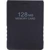 TICFOX Scheda di Memoria PS2 da 128 MB, Memory Card per Gioco con Archiviazione Ad Alta Velocità, Plug and Play, Compatibile con Modelli di Console PS2 Giochi Accessori