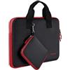 HSEOK 13 Pollici Custodia Borsa per Laptop con Manici Portatile, Neoprene Elastico Impermeabile Sleeve per 13 MacBook Pro/Air M1, XPS 13 e il più popolare laptop da 13, con Piccolo Caso