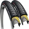 Fincci Coppia Copertoni 700x35c (37-622) - Pneumatici Pieghevoli Gravel a 60 TPI - Protezione Antiforatura 1mm - Ideali per Bici da Strada, Ibrida e Cicloturismo - Performance Leggera e Resistente