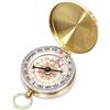 Eidyer Bussola per navigazione, stile vintage, tascabile, impermeabile, con funzione luminosa, guscio in rame puro, per campeggio, orientamento, escursionismo, marcia, collezione