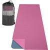 SUNOYA Asciugamano da yoga antiscivolo, antiscivolo, per yoga, 185 x 63 cm, per pilates, Hot Gym