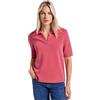 Street One 3227352 Polo Effetto Seta, Corallo di Mandorla, 44 Donna