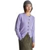 United Colors of Benetton Maglia Coreana M/L 103ME500L Maglione Cardigan, Viola, XS Donna