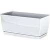 WELL HOME MOBILIARIO & DECORACIÓN Plastic Player Coubi Case P in bianco Colore 24 (lungo) x 12 (larghezza) x 11 (altezza) cm