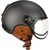 CGM Casco Bici, sci, E-bike, 801V EBI VINTAGE, Grafite satinato, L (59cm)
