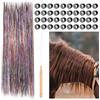 NQEUEPN 40 Pezzi Accessori per Cavalli Bling, Colorate Criniera e Coda Cavallo Tinsel Nappa Cavallo Glitter Estensioni Capelli Decorazioni per Matrimonio Occidentale Sposa Feste Cavalli, con Strumenti